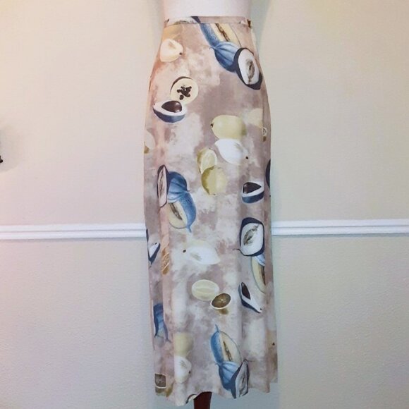 VINTAGE Maxi A Line Boho Skirt By Ilyse Hart XS, 2 - Picture 2 of 6